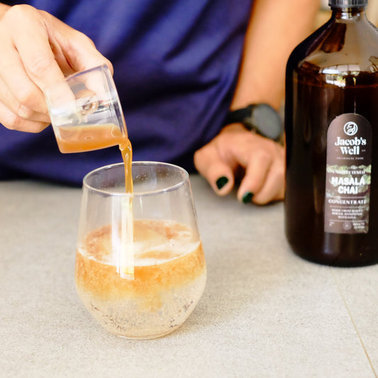 Masala Chai Soda Feat. Vegan Chai (Jacob's Well Chai Unsweetened)