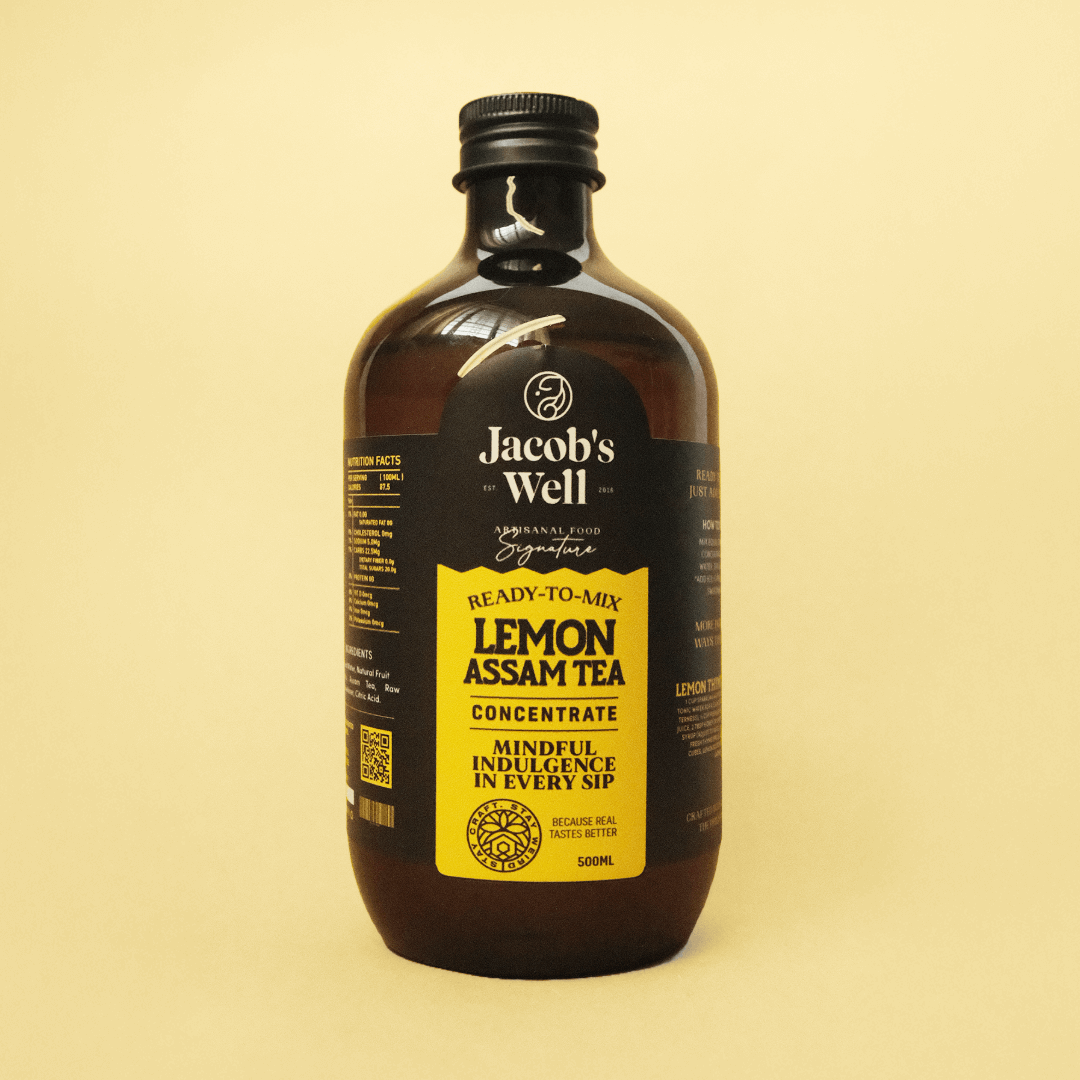500mL Jacob's Well Lemon and Kumquat Fruit Tea Concentrate