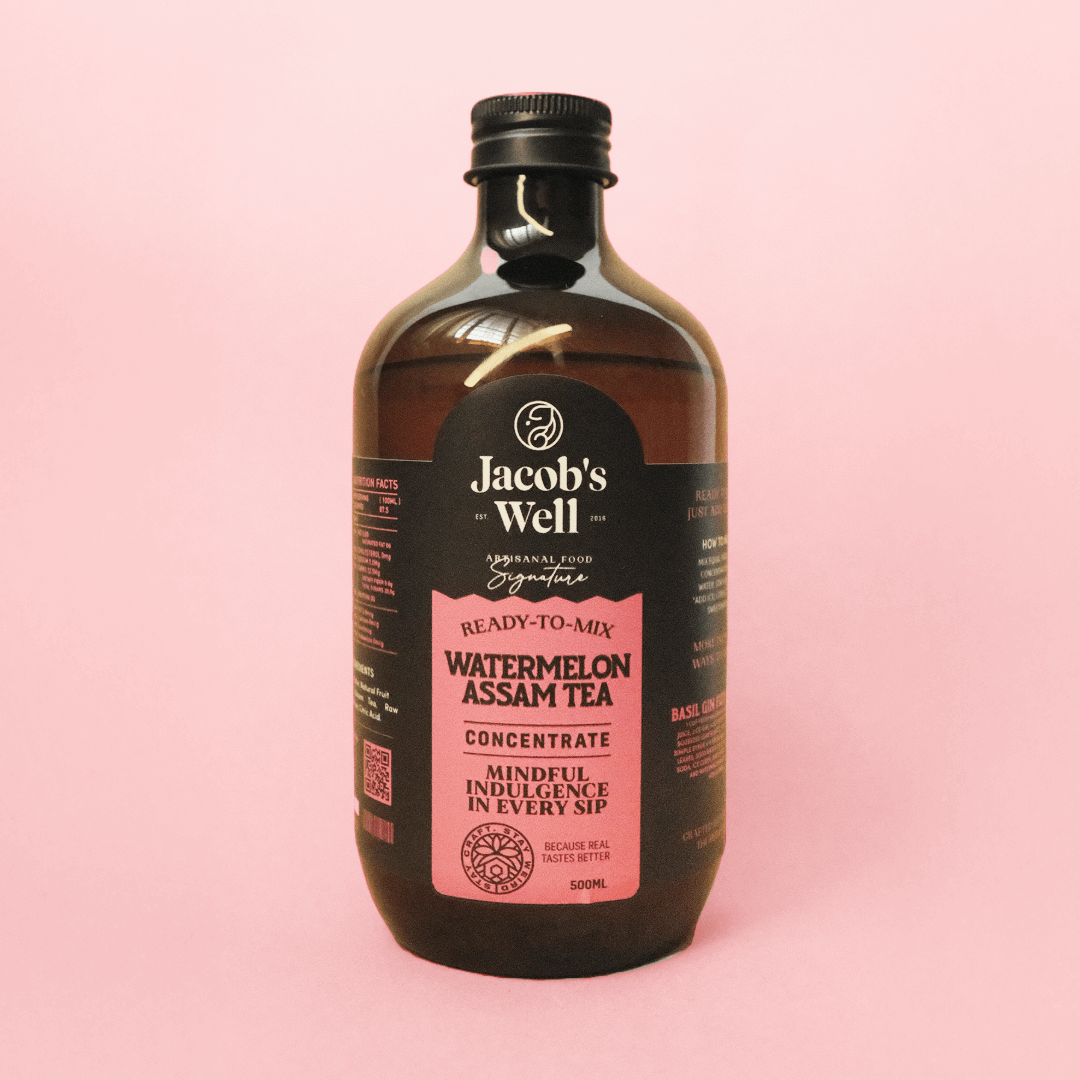 500mL Jacob's Well Watermelon Assam Fruit Tea Concentrate