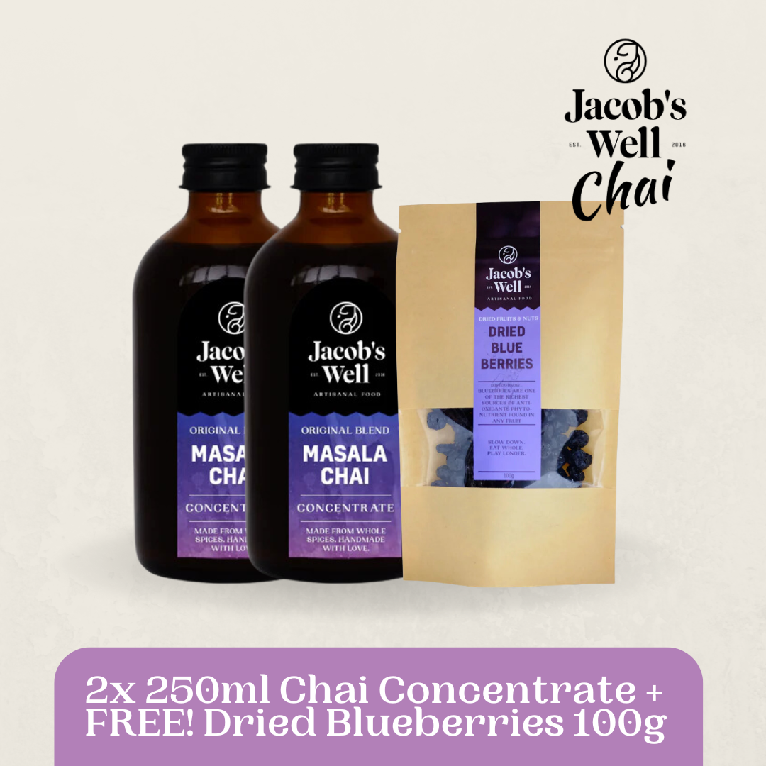 Chai 250mL + Blueberries 100g