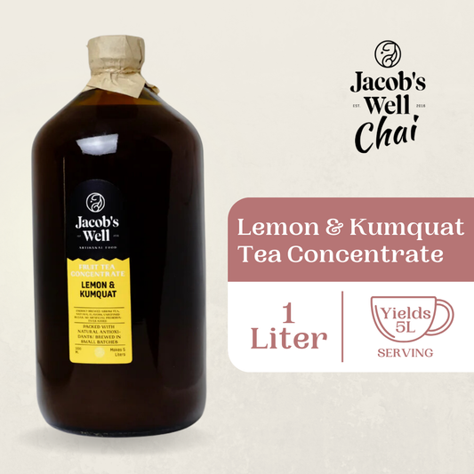 1-Liter Jacob's Well Lemon and Kumquat Tea Concentrate