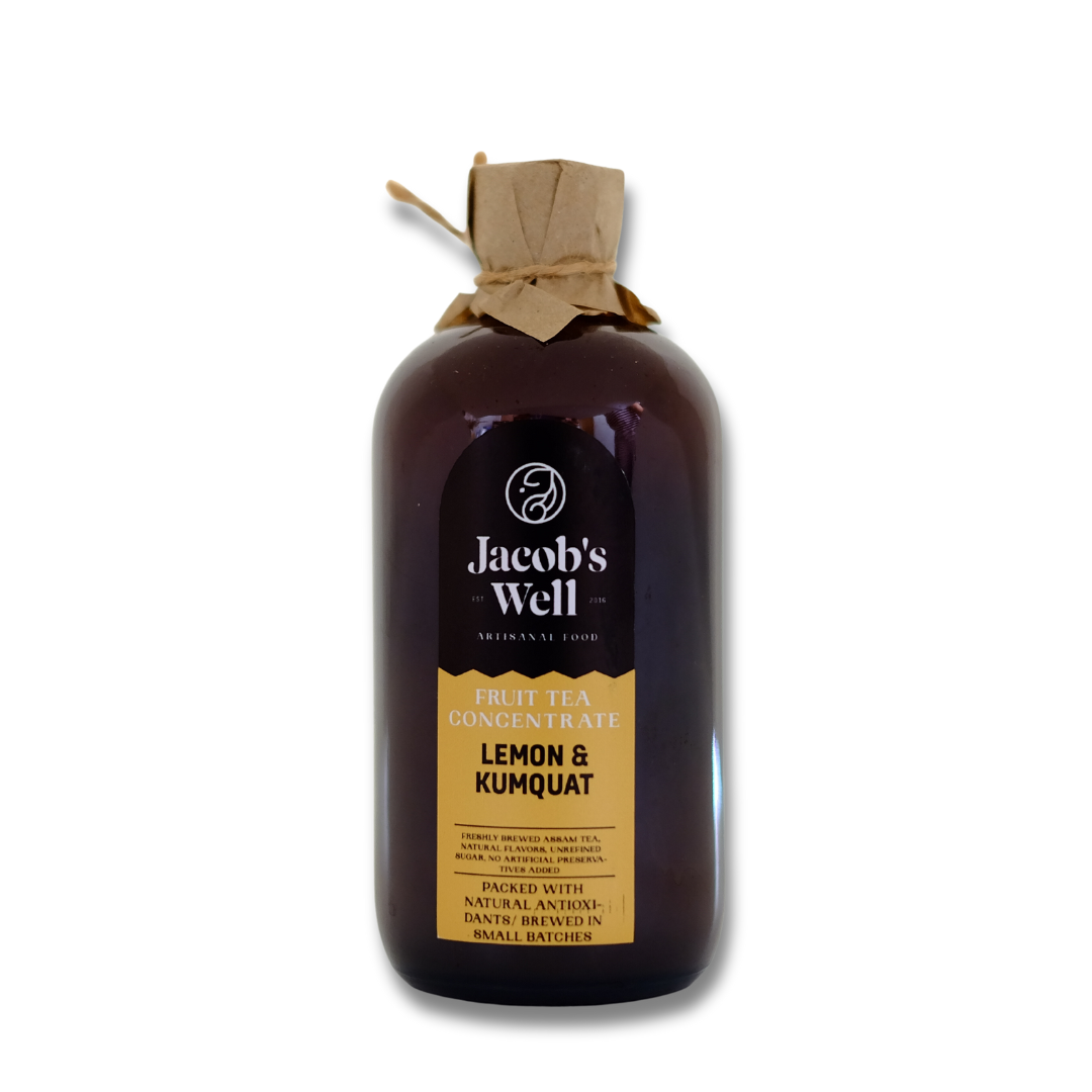 250mL Jacob's Well Lemon and Kumquat Fruit Tea Concentrate