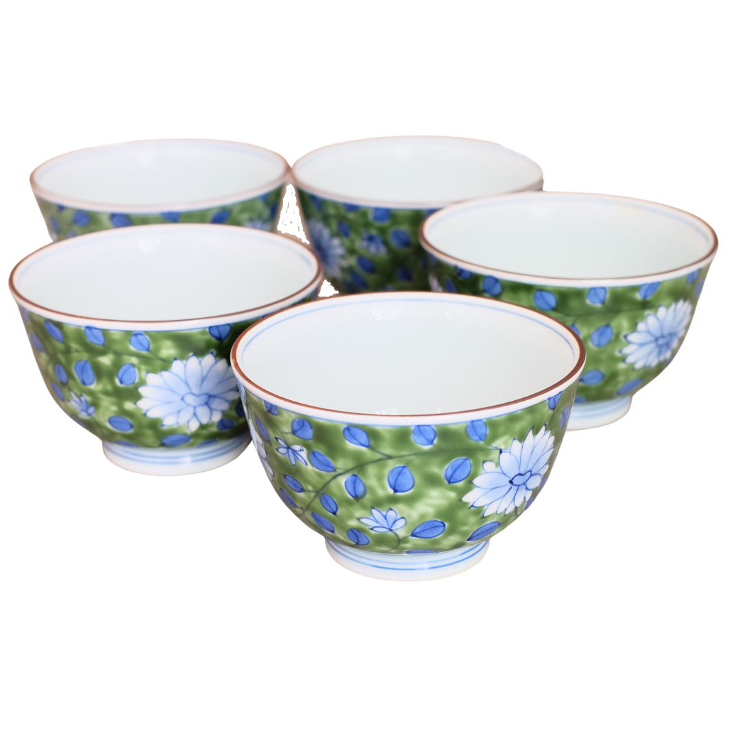 Emerald Tea Cup Set