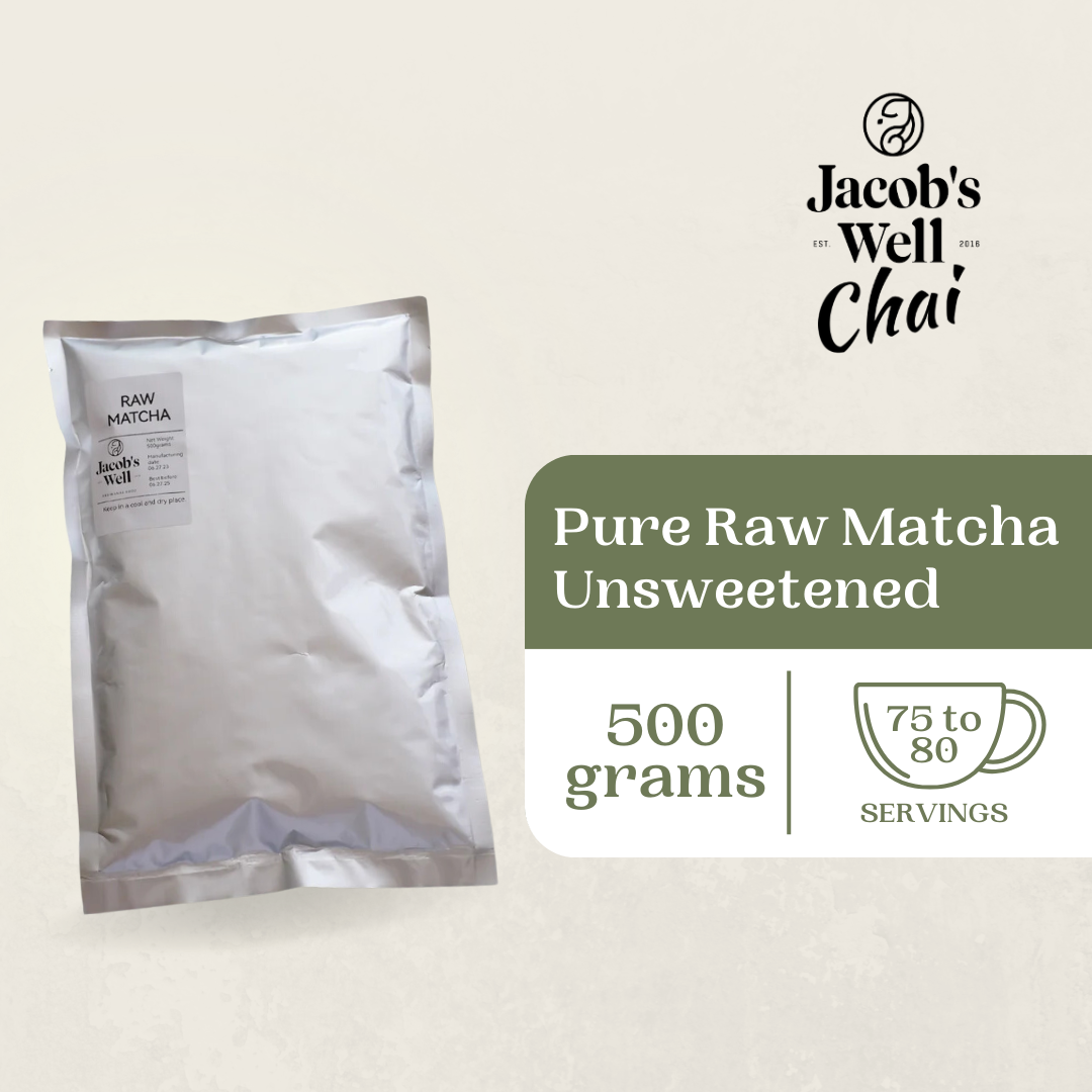 500g Pure Raw Matcha (Unsweetened)