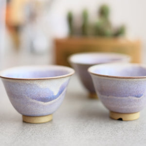 Purple Tea Cups (3 cups)