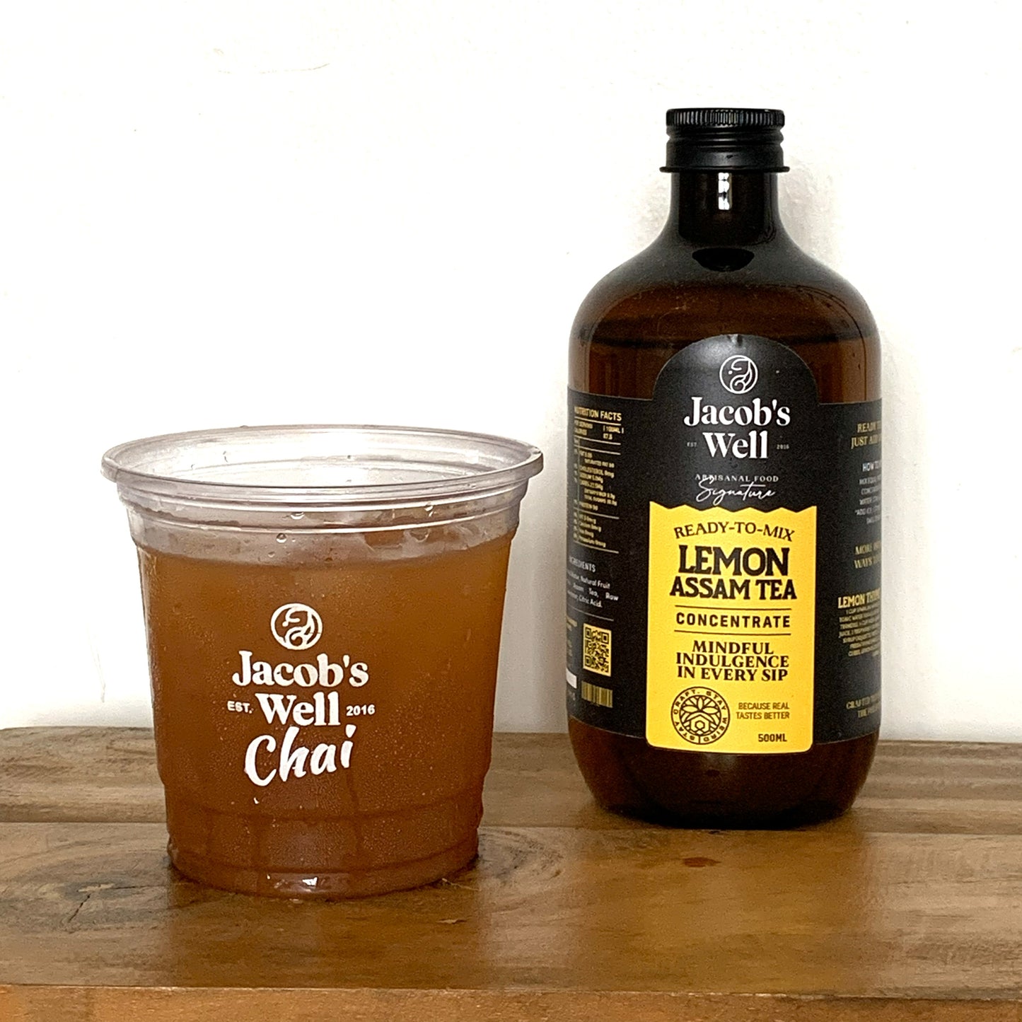 500mL Jacob's Well Lemon and Kumquat Fruit Tea Concentrate