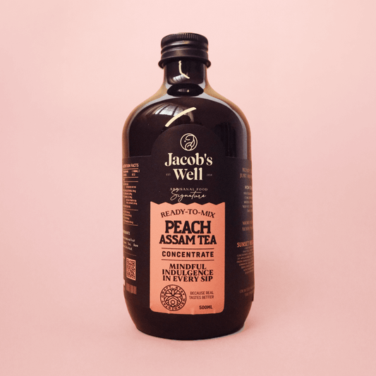 500mL Jacob's Well Honey Peach Fruit Tea Concentrate