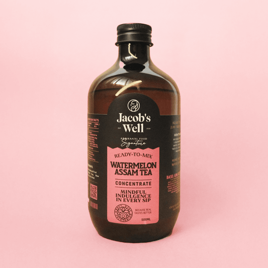 500mL Jacob's Well Watermelon Assam Fruit Tea Concentrate